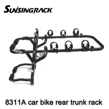 8311A Universal Durable steel rear bike carrier for Travel and Luggage carring 3 bikes
