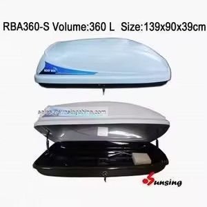 RBA360 Sunsing Car Roof Mount Box Universal Composite Plastic ABS Durable Cheap Price Hot Sale for Travel Luggage Car Ra