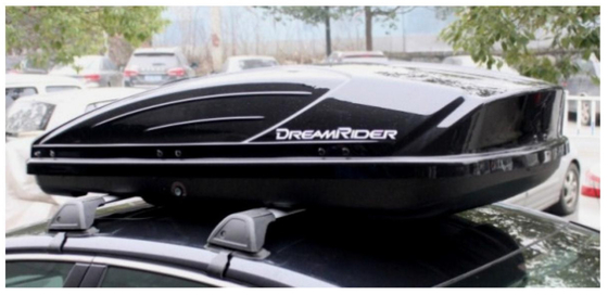 RB458 SUNSING Universal Car Roof Box New Design Dual Sided with Lock for Travel and Car Racks