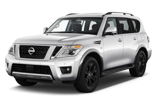 Aluminum Black Roof Rack Cross Bars Set roof luggage rack For Nissan Armada 2017-2020