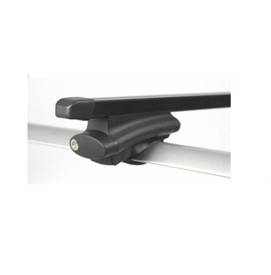 8102C+B3 Universal Durable Steel  Car Roof Cross Bars Zinc Plating Double Sides Roof Raised Rails for Travel car rack