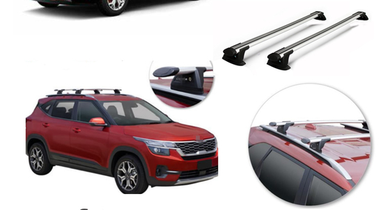 SunsingRack Aluminum Alloy Roof Rack Cross Bars 4x4 Accessories Mount Used for Seltos Car Roof
