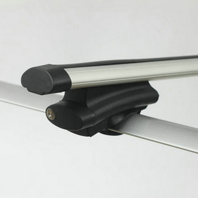 8102C+B1 Universal Aluminum Oval Car Roof Cross Bars Roof Mount 4x4 Accessory for Travel for Raised Rails