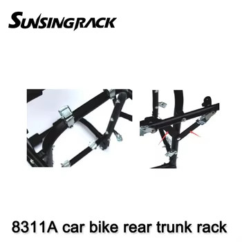 8311A Universal Durable steel rear bike carrier for Travel and Luggage carring 3 bikes