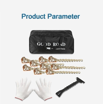 Durable New Style Universal Anti-Skid Snow Chains Exterior Accessories with Coarse Manganese Steel