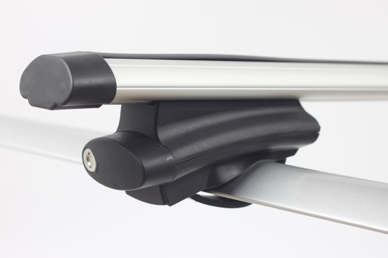 8102C+B1 Universal Aluminum Oval Car Roof Cross Bars Roof Mount 4x4 Accessory for Travel for Raised Rails